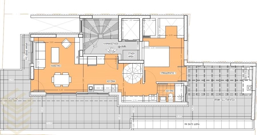 (用于出售) 住宅 （占两层楼，有独立外部入口的）公寓/小洋楼 || Piraias/Piraeus - 91 平方米, 2 卧室, 395.000€ 
