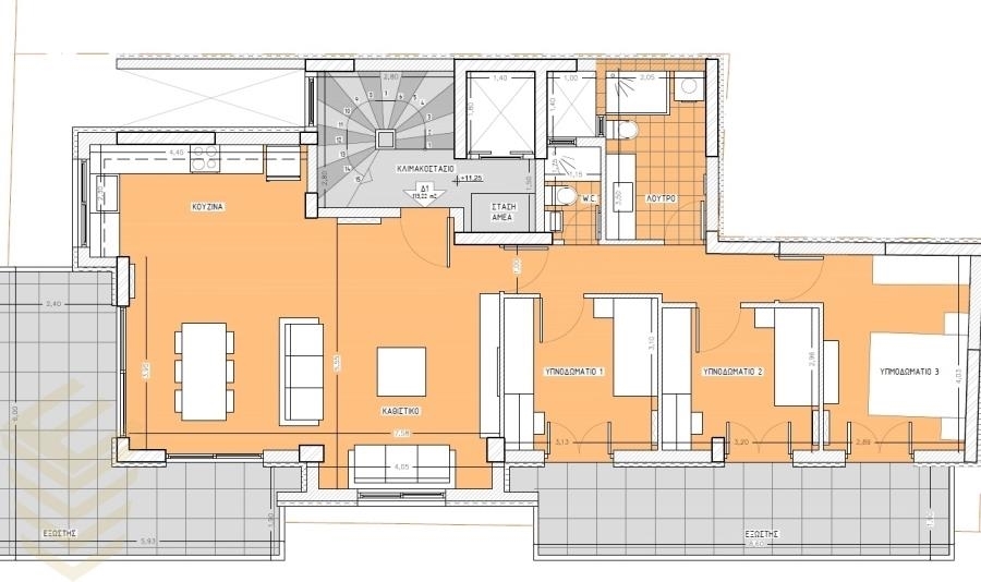 (For Sale) Residential Floor Apartment || Piraias/Piraeus - 113 Sq.m, 3 Bedrooms, 420.000€ 