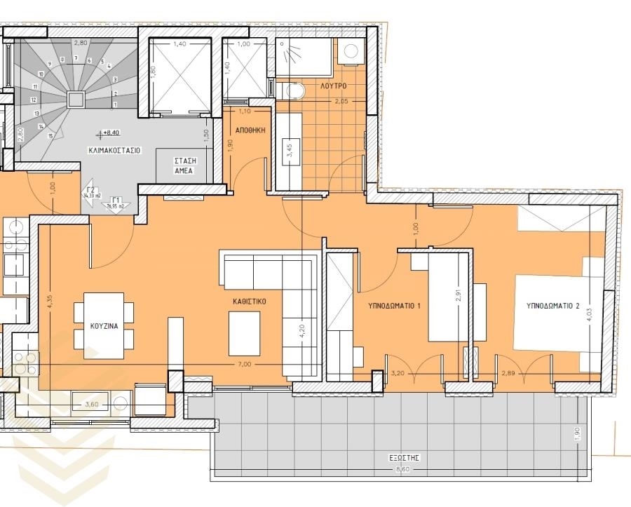 (For Sale) Residential Apartment || Piraias/Piraeus - 77 Sq.m, 2 Bedrooms, 270.000€ 